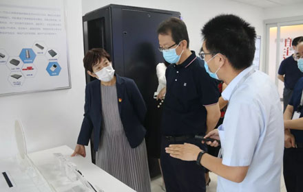 省市发改委高技术处党支部来银河集团(galaxy)开展党建交流活动